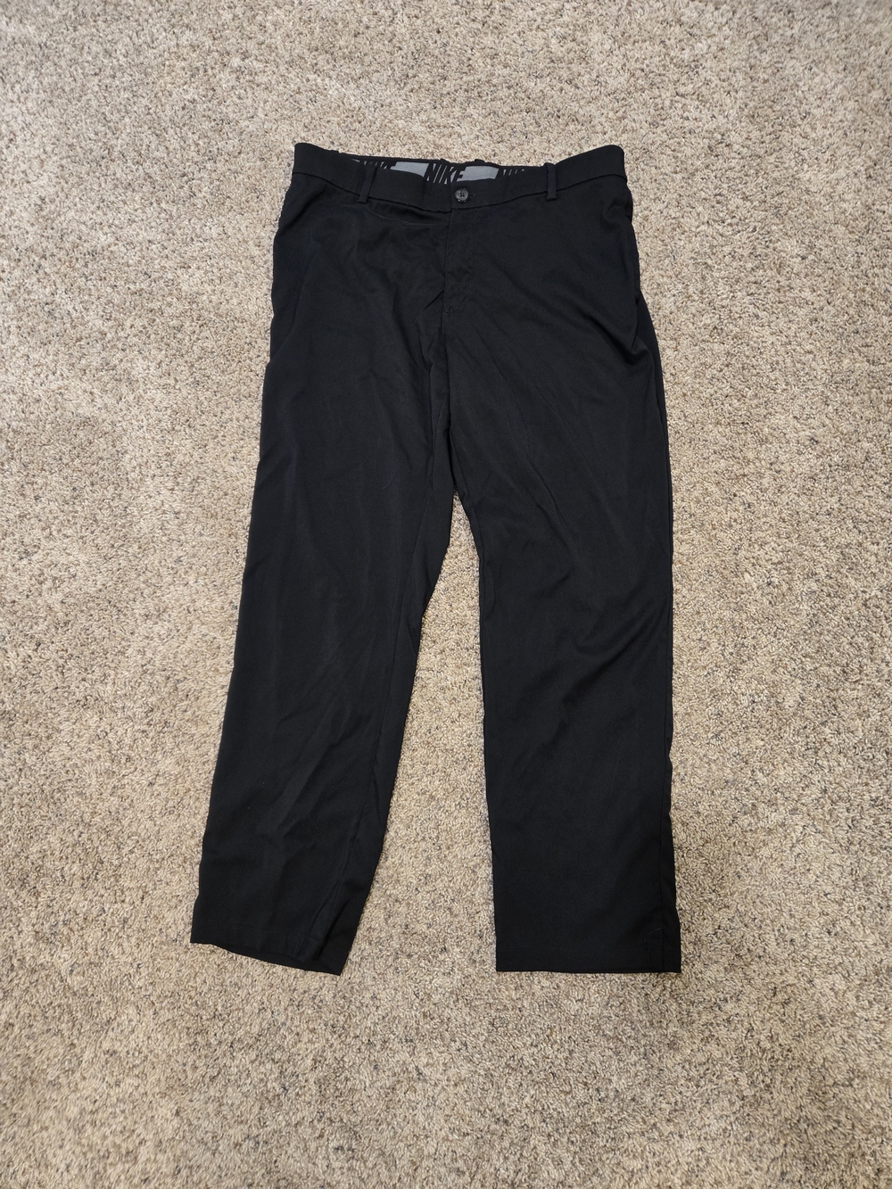 Nike Men's Black Dress Pants — Tailored Straight